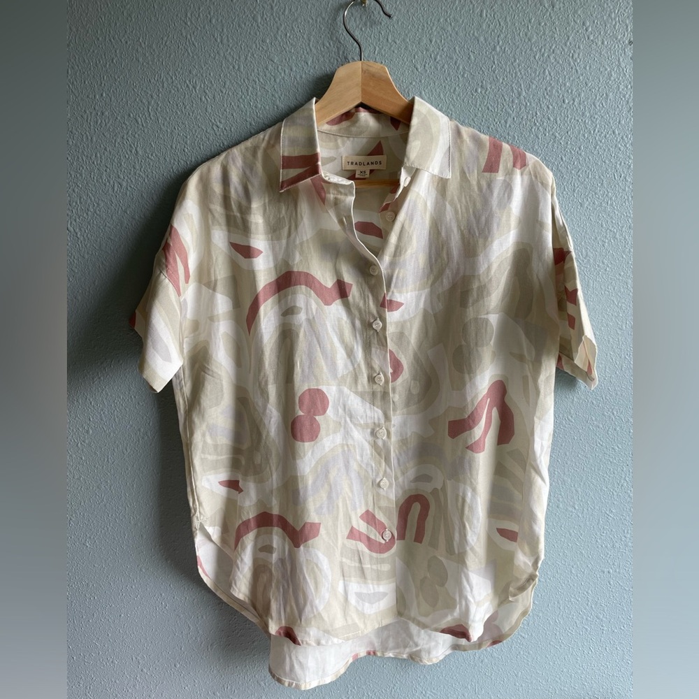 Tradlands Berenice Button Down, NWOT, XS